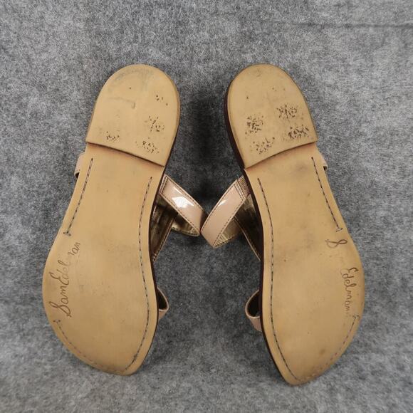 Sam Edelman Shoes Womens 6.5 Sandal Fashion Flats Slip On Kira Flip Flop T Strap - Picture 8 of 11